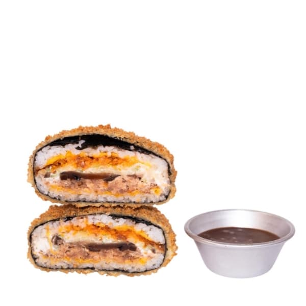 Salmon Teriyaki Sushi–Burger